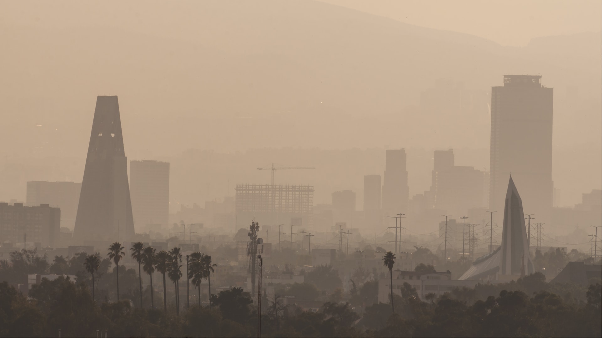 Быстрое промышленное развитие означает, что город превратился из одного из самых известных в мире чистого воздуха в воздух, в котором содержание диоксида азота даже в два раза превышает норму