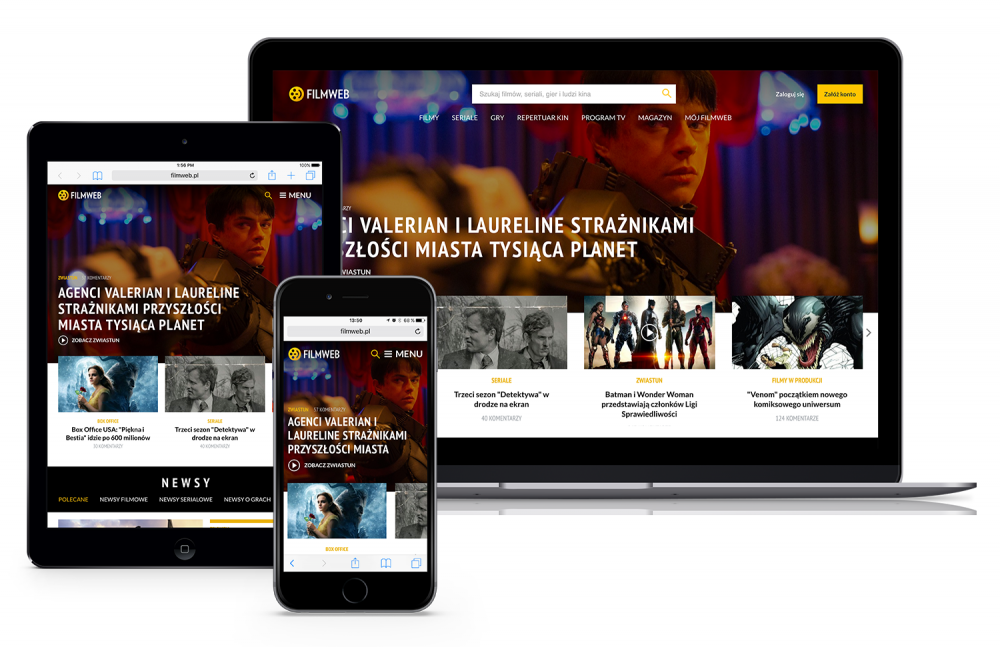 Filmweb - один из моих любимых веб-сайтов в Польше